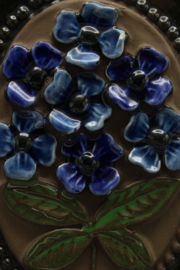 PLAQUE NO. 844 - "BLUE FLOWERS" (B)