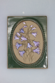PLAQUE NO. 883 - "ÄNGSKLOCKA" (SPREADING BELLFLOWER) (C)