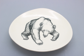 FLAT PLATE Ø 18 CM - BJØRNEN (BEAR) - (B)