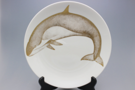 'ARTER I FARA' DECORATIVE PLATE - "TUMLARE" (DOLPHIN)