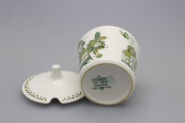 "MARKET" SUGAR POT W/LID