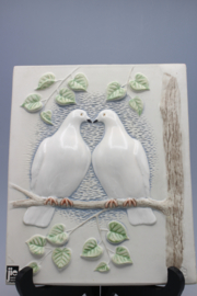 PLAQUE NO. 288 - "TURTURDUVOR" (TURTLEDOVES)