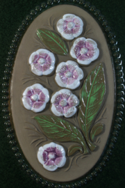 PLAQUE NO. 749 - "PALE PURPLE FLOWERS" (A)