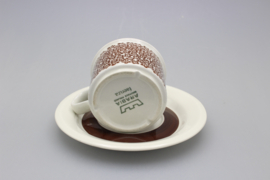 KOP EN SCHOTEL 0,18 l - BRUINE BLOEM