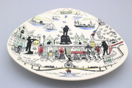 'BERGEN' SOUVENIR PLATE Ø 25 CM