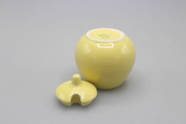 MUSTARD POT W/LID - YELLOW