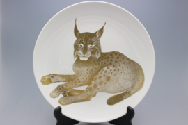 'ARTER I FARA' DECORATIVE PLATE - "LODJUR" (LYNX)