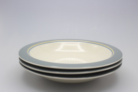 BORD DIEP Ø 21 CM - GRIJZE BAND