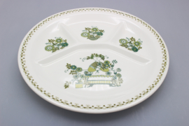 "MARKET" FONDUE PLATE Ø 23.5 CM (DECOR A)