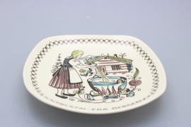 STOLT MARGIT "HILSEN FRA BERGEN" PLATE Ø 17 CM