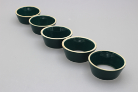 SET VAN 5 EIERDOPPEN - GROEN