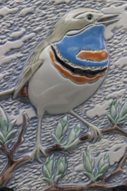 PLAQUE NR. 292-9 - "BLÅHAKE" (BLAUWBORST) (B)