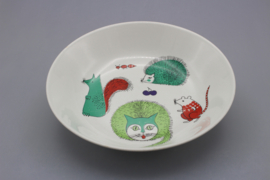 "NOAH'S ARK" DEEP PLATE Ø 17.5 CM