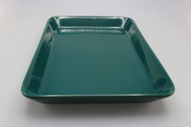 SCHAAL MET ROTAN HOUDER - GROEN