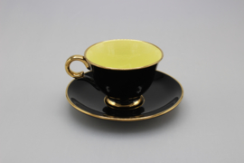 PALETT DEMITASSE AND SAUCER - LEMON YELLOW