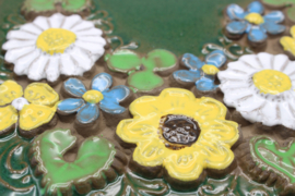 PLAQUE NO. 852 - "BUTTERFLY AND FLOWERS" (A)