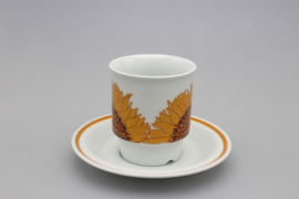 'SOLSIKKE' COFFEE CUP AND SAUCER