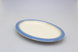 OVALE SCHAAL KLEIN - BLAUWE BAND