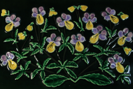 PLAQUE NO. 823 - "STYVMORSVIOL" (HEARTSEASE) (A)