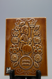 PLAQUE NO. 788/1 - "VATTUMANNEN" (AQUARIUS)