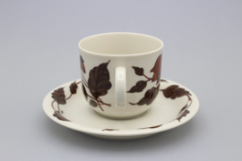 CAFÉ COFFEE CUP AND SAUCER