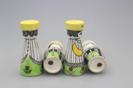 SET VAN 4 KRUIDENPOTJES "FAMILJEN PEPPARSON"