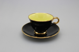 PALETT DEMITASSE AND SAUCER - LEMON YELLOW