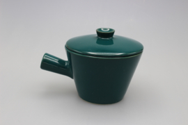 SAUCE BOAT W/LID - GREEN
