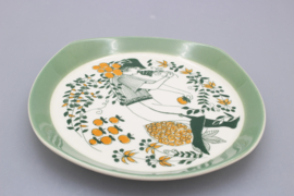 BORD PLAT Ø 18,5 CM "SICILIA" (DECOR F)