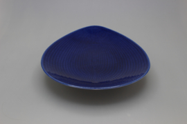 FLAT DISH 28 CM (BLUE)