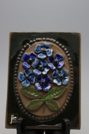 PLAQUE NO. 844 - "BLUE FLOWERS" (B)