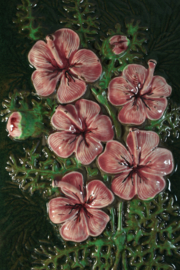 PLAQUE NO. 858 - "PINK FLOWERS" (A)