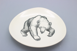 FLAT PLATE Ø 18 CM - BJØRNEN (BEAR) - (A)