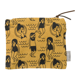 MAKE-UP PURSE "WEEKEND" - YELLOW OCHRE