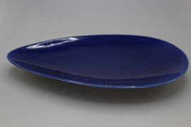 PLATTE SCHAAL 35 CM (BLAUW)