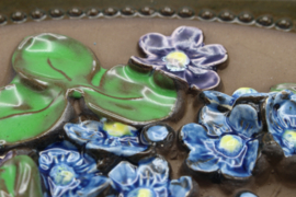PLAQUE NO. 870 - "BLUE FLOWERS"