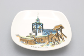 'RØROS' SOUVENIR PLATE 13 X 13 CM