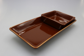 SET VAN 3 SCHALEN - BRUIN