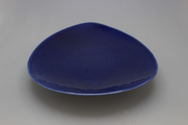 FLAT DISH 35 CM (BLUE)