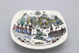 'KØBENHAVN' SOUVENIR PLATE 13 X 13 CM