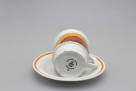 'SOLSIKKE' COFFEE CUP AND SAUCER
