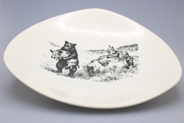 DISH Ø 32 CM - BJØRNEN OG REVEN (BEAR AND FOX)