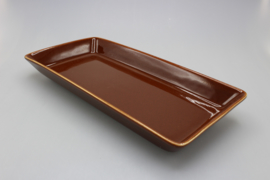 SET OF 3 DISHES - BROWN