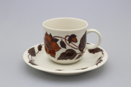 CAFÉ COFFEE CUP AND SAUCER