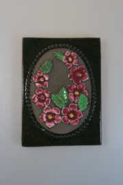 PLAQUE NO. 797 - "PURPLE FLOWERS"