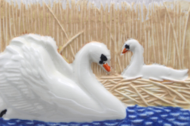 PLAQUE NO. 291-68 - "KNÖLSVAN" (MUTE SWAN) (B)