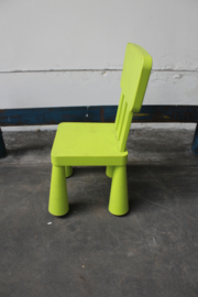 Groen ikea stoeltje plastic