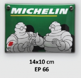 Michelin Emaille bord 14x10 cm