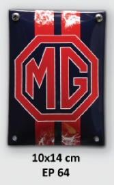 MG Emaille bord 10x14 cm