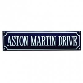 Aston Martin Drive Emaille Straat Naambord